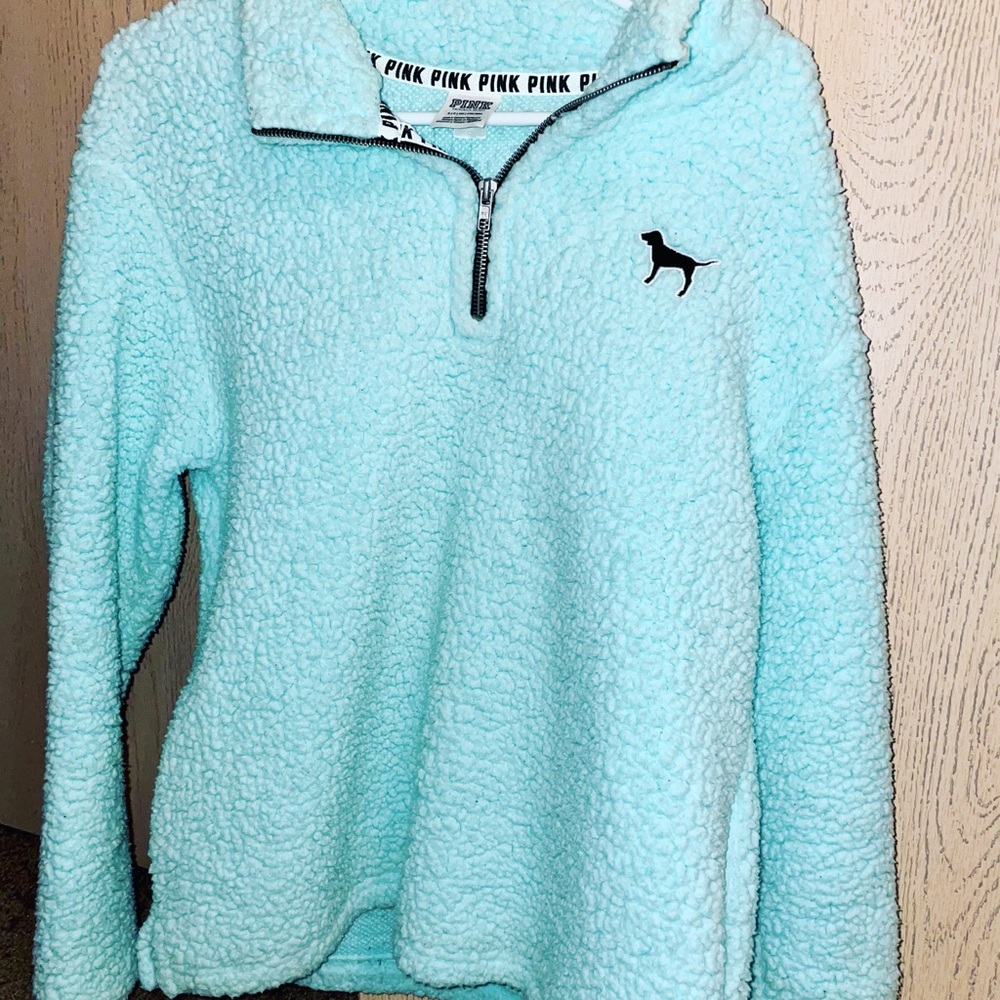 PINK Sherpa zip up